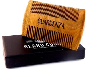 Guardenza Baardkam - antistatisch sandelhout - om baardolie of baarbalsem goed te verdelen