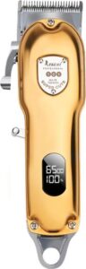 RESUXI Draadloze Tondeuse Met LCD Display - Kaal Scheren - Gouden Tondeuse - BaardTrimmer - Hair Clipper - Thuis Kapper - Tondeuse Mannen