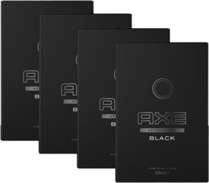 Axe Aftershave Black 4 x 100 ml