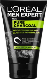 L’Oréal Paris Men Expert Pure Charcoal Gezichtsreiniger - 100 ml - Vette huid en puistjes