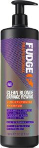 Fudge Clean Blonde Damage Rewind Violet Shampoo - 1000 ml