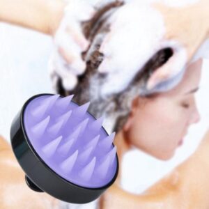 Siliconen haarborstel - SiliBorstel - Silicone hairbrush - Anti-roos - Hoofdhuidverzorging - Massageborstel - Gezond Haar - Haarverzorging