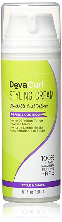 DevaCurl Styling Cream, Define and Control, Aanraakbare Houding, 5.1 Fl Oz