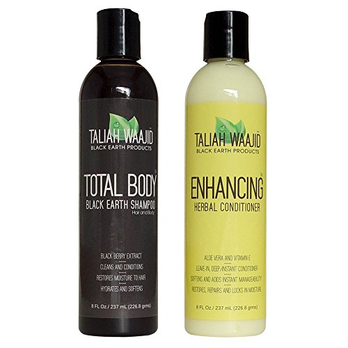 Taliah Waajid Total Body Zwarte Aarde Shampoo &; Kruiden Conditioner