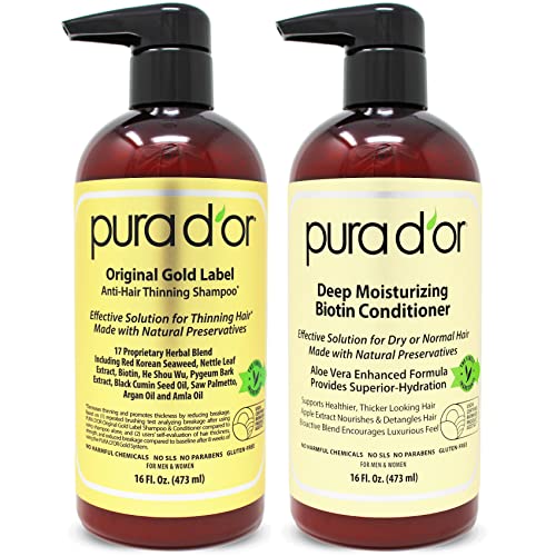 PURA D'OR Biotin Original Anti-Thinning Shampoo