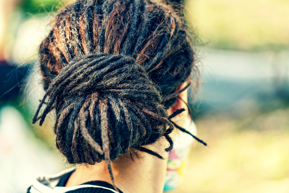 Formele Updo twee strengs twist dreads