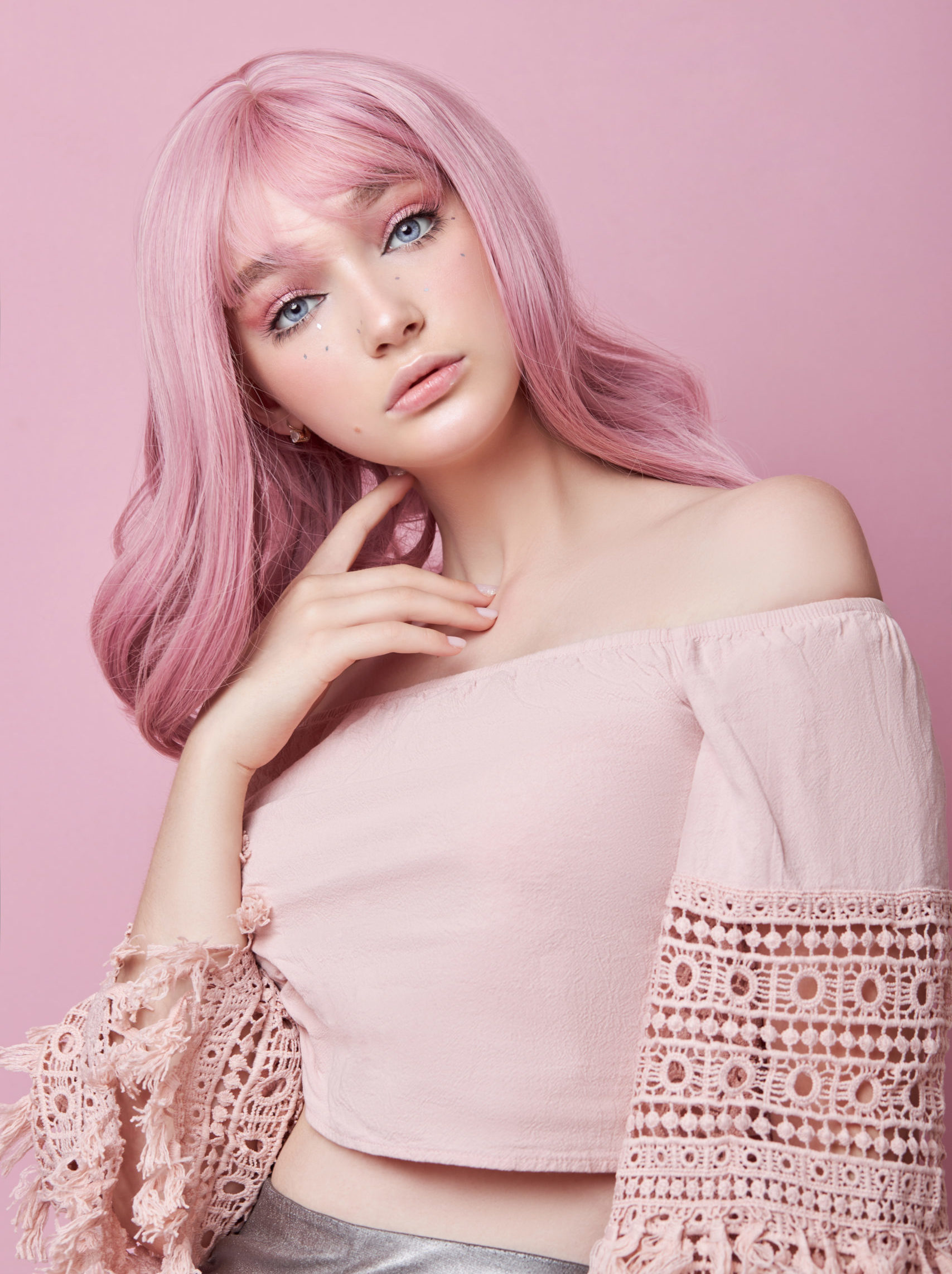 Dusty Rose Roze koele toon haarkleur