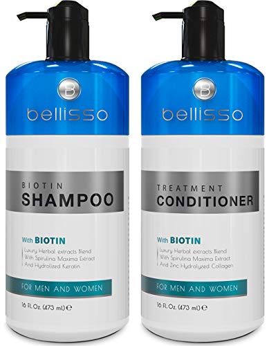 Biotine Shampoo en Conditioner Set voor Haargroei | Verdikking Anti Haaruitval Shampoo Behandeling