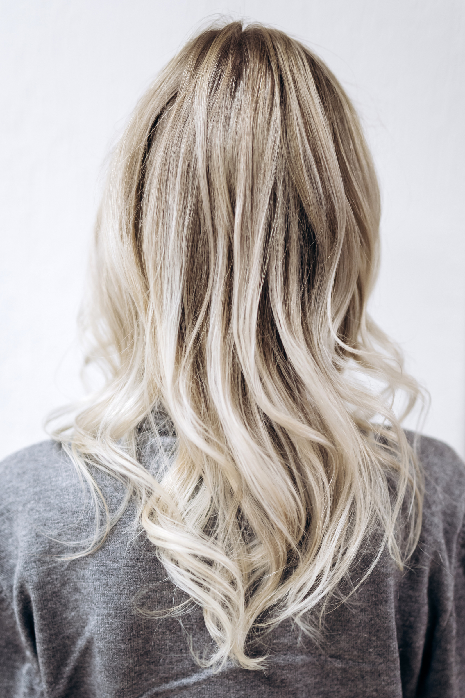 Platina Ombre Met Ash Brown Lowlights 