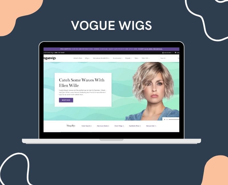 vogue wigs, een van de beste plaatsen om goede pruiken online te kopen