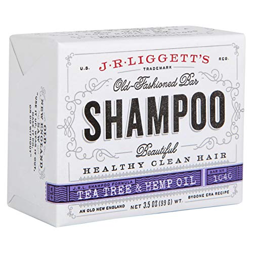 J-R-LIGGETT'S All-Natural Shampoo Bar With Tea Tree and Hemp Oil