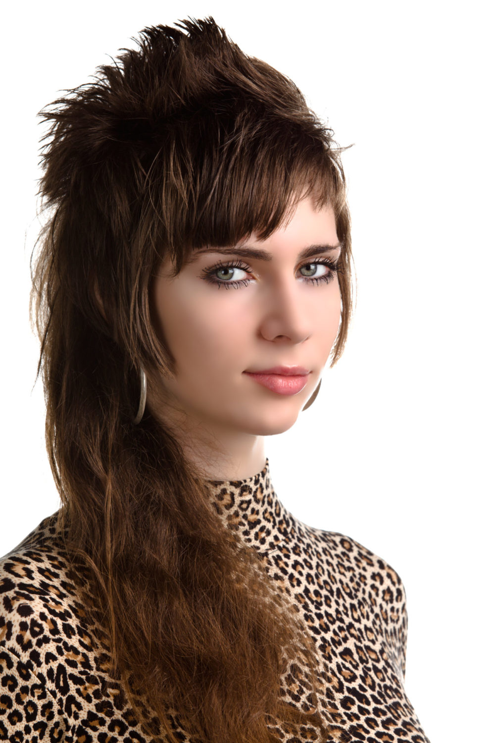 Losse Mullet Met Choppy Bangs alternatief kapsel