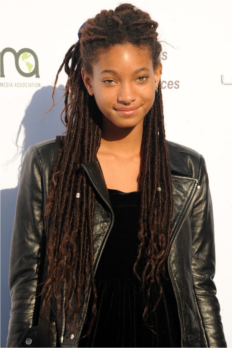 Willow Smith's Half-Op Godin Locs