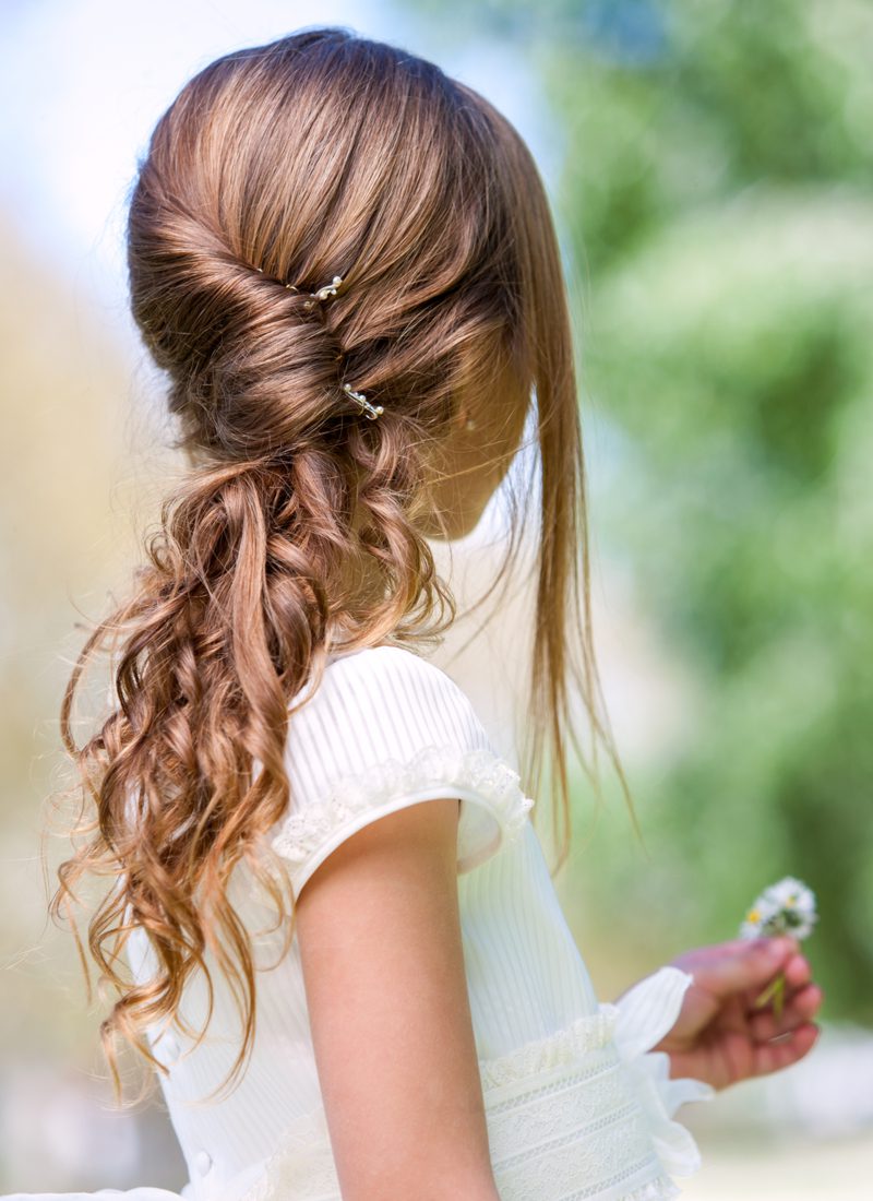 French Twisted No-Elastic Ponytail