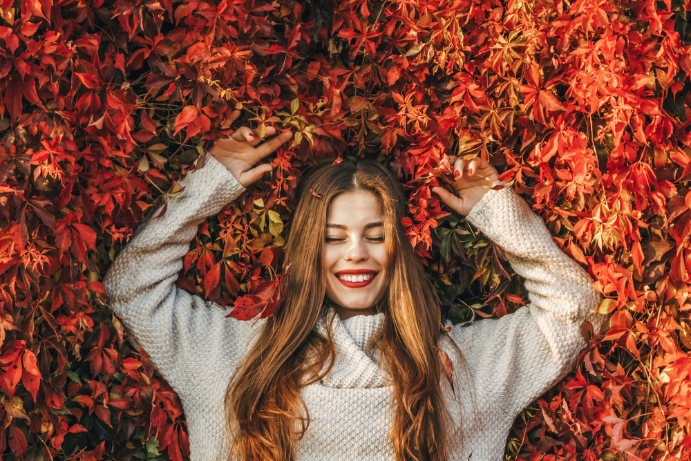 Auburn-Tinged Chestnut Brown Herfst haarkleuren