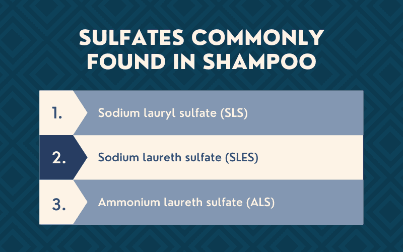 De meest voorkomende sulfaten in shampoo op een rij