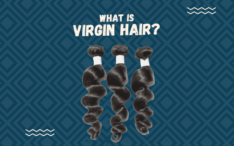 Afbeelding getiteld What Is Virgin Hair met een dergelijk product op een blauwe achtergrond