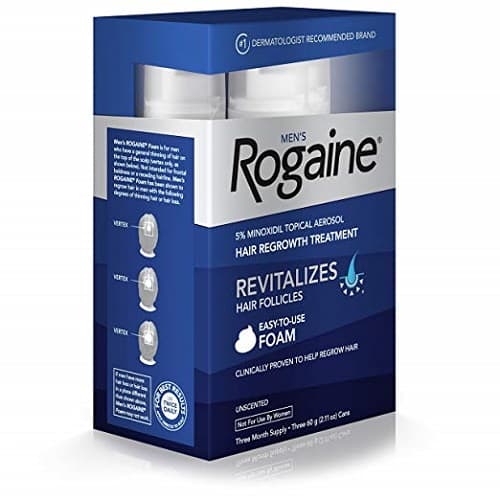 Mannen Rogaine 5% Minoxidil Foam