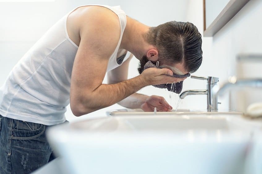 Reinigen met een biologische baardzeep