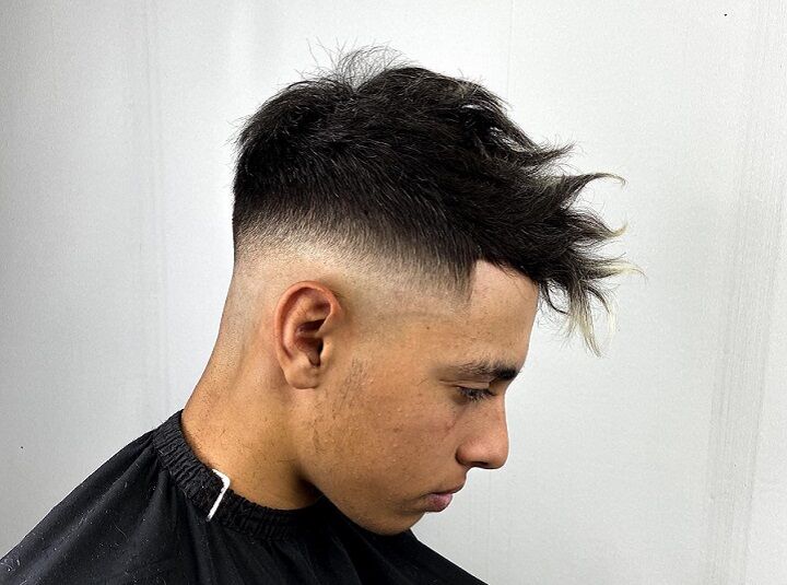 Hoge Fade en Spiky