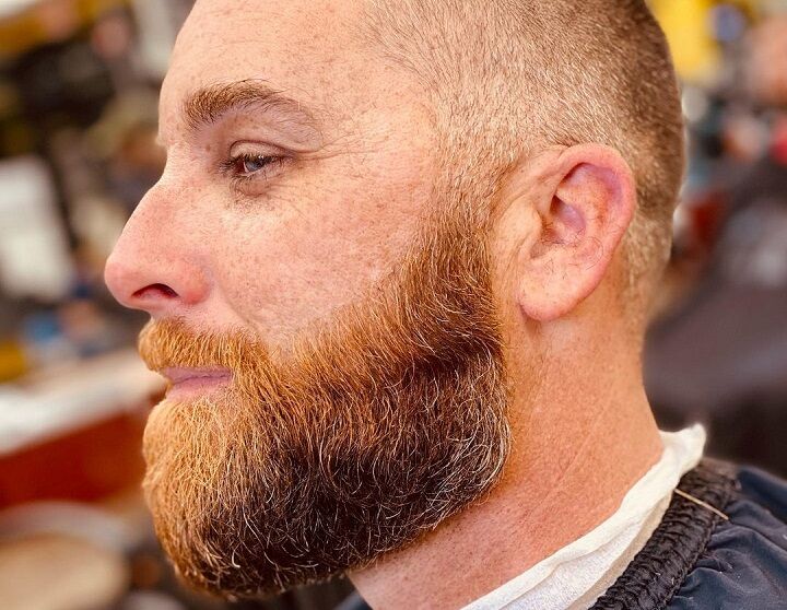 Ginger volle baard