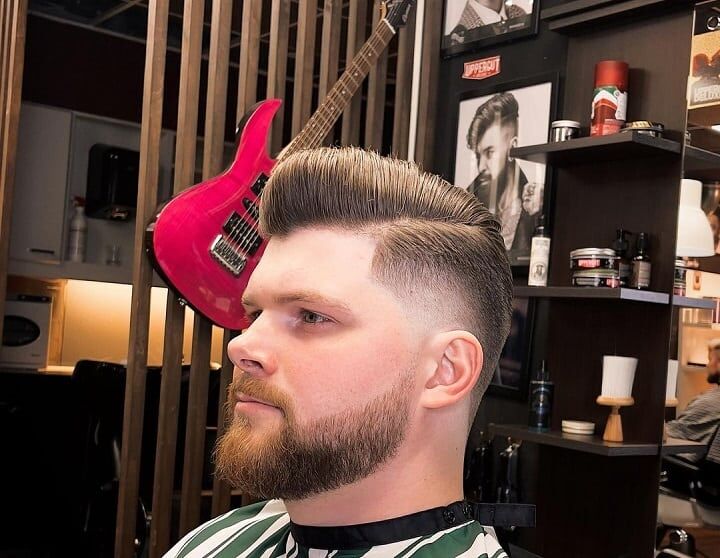 Classic Fade Comb Over