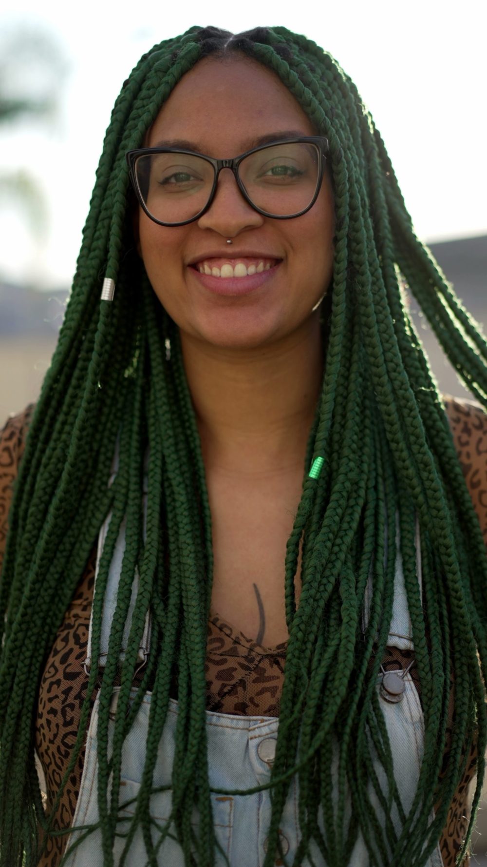 Emerald Braids With Metal Cuff Beads voor een stukje over kralenvlecht kapsels