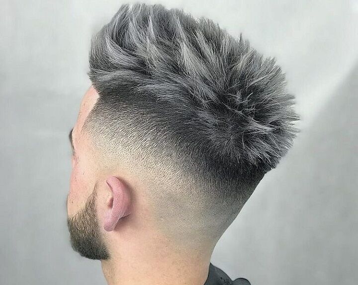 High Fade Spiky Top