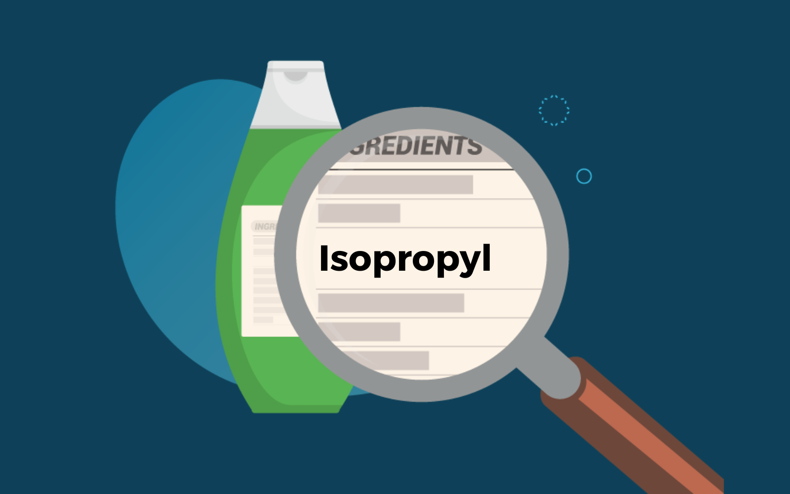 Wat is alcohol in haarproducten met isopropyl alcohol op een etiket?