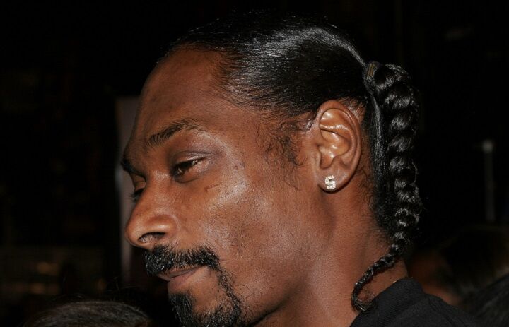 Snoop Dogg met vlechten