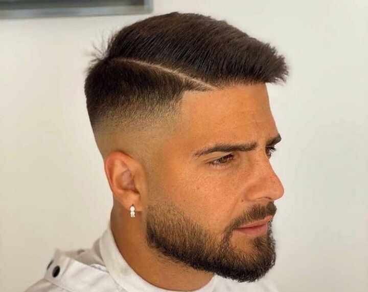 Comb Over High Fade