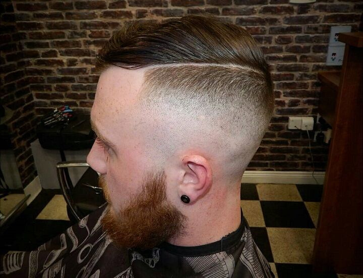 Skin Fade Side Slick