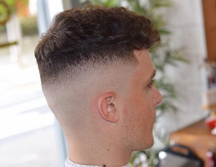 High Skin Fade Curly Top