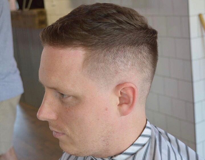 Hoge Fade en Textuur Top