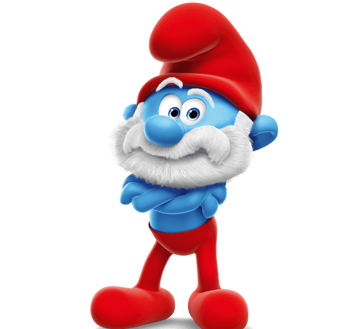 Papa Smurf Snor