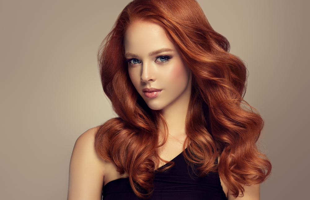 Shimmering Medium Copper haarkleuren voor gemiddelde huidskleuren