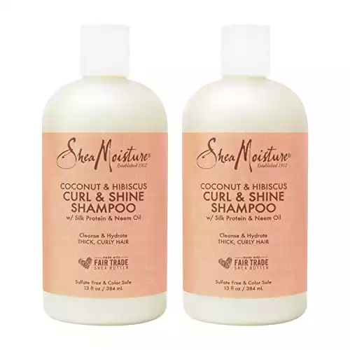 SheaMoisture Krul en Glans Kokosnoot Shampoo