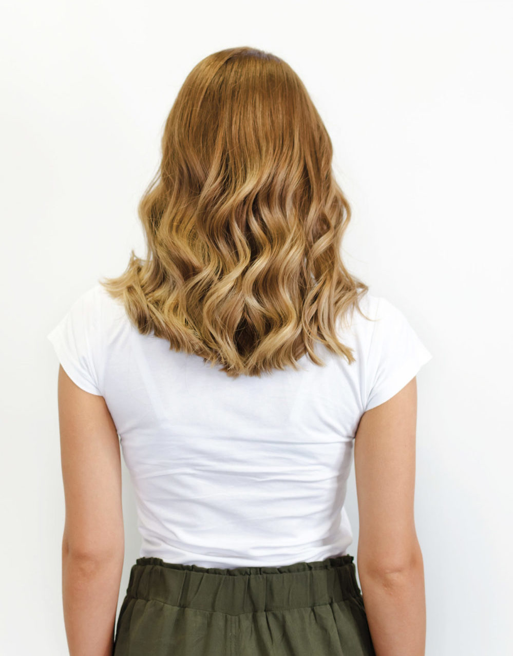 Koper en Gouden Blonde Ombre haarkleur voor vrouwen met een getinte huid