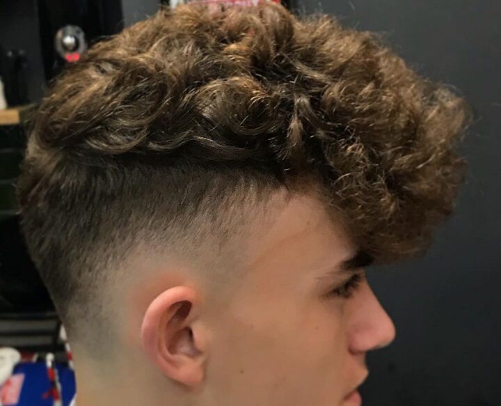 Krullende Mohawk