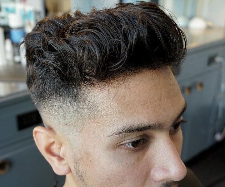 Pompadur met Zero Fade