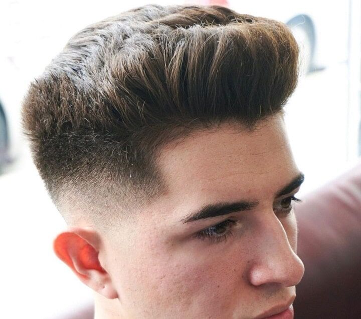 Upswept Top met Fade