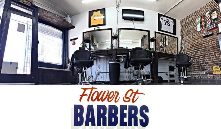 Flower Street Barbers Kapsalon en Barber Shop Interieur