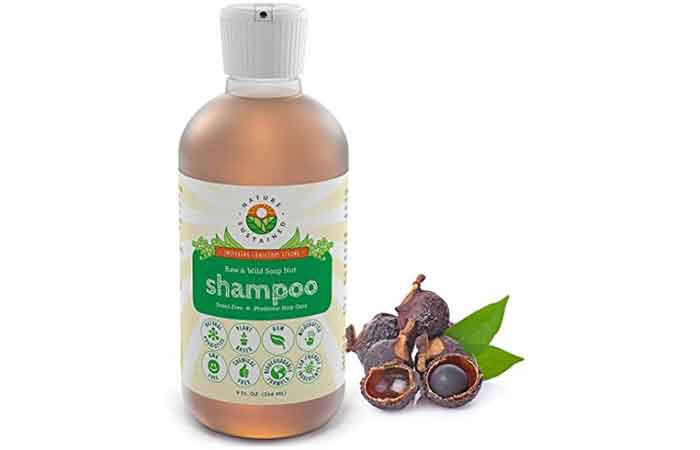 Natuur volgehouden rauwe en wilde zeepnoot shampoo