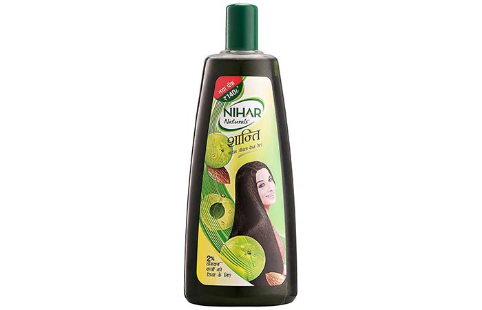 Nihar Naturals Shanti Badam Amla Hair Oil - Oliën voor droog haar