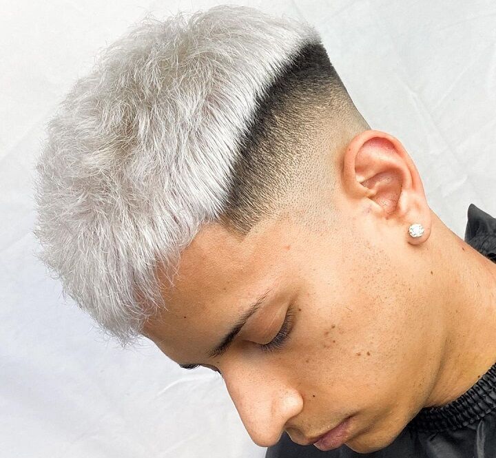 Hard Fade Messy Top