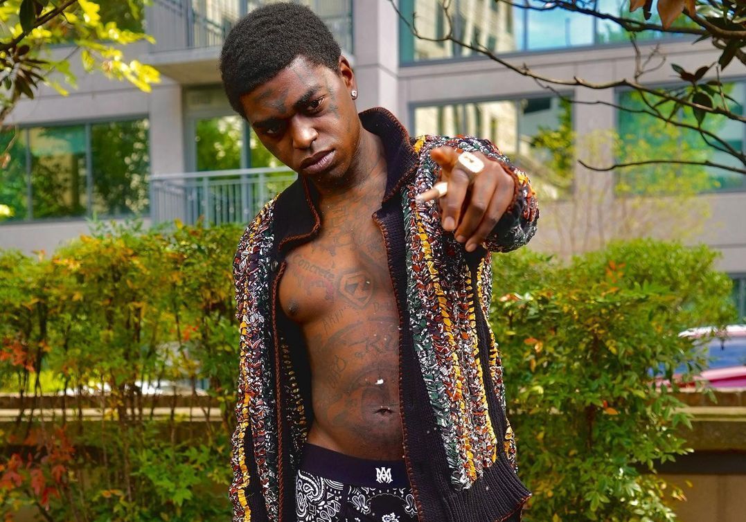 Kodak Black met een nieuw kapsel