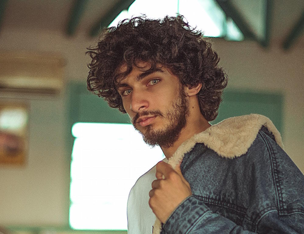 man met Tousled Curls