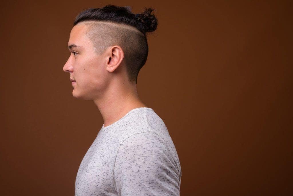 man bun vervagen hard deel