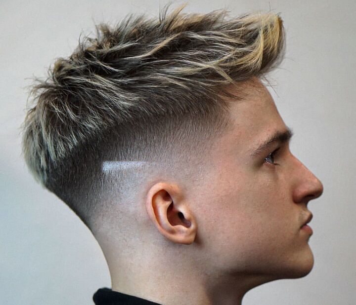 Gestructureerde Quiff Undercut 