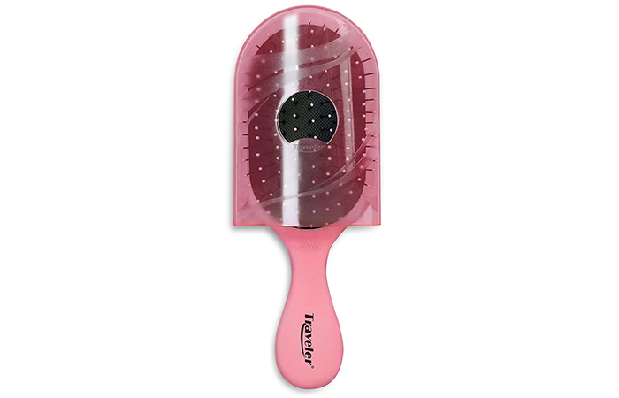 Beste haarborstel voor ontwarren: NuWay Traveler Detangling Brush